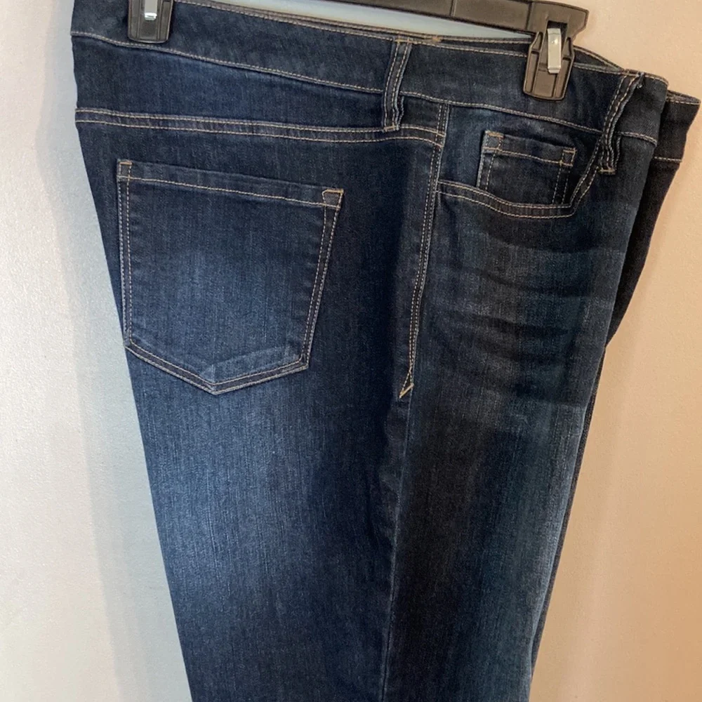 Crown & Ivy Crop Ankle Stretch Denim Jeans Size 16 :FINAL MARKDOWN: - Picture 3 of 16